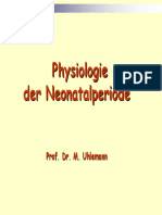 Adaptation Und Physiologie Des Neugeborenen