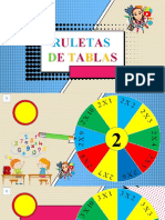 Juego de Ruletas Multiplicación