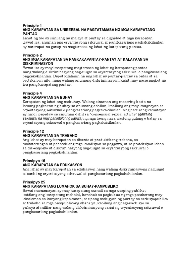 Principle 1 | PDF