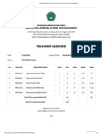 Transkip Akademik PDF