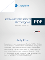 Rename Wfe Server Name Into FQDN