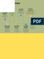 Copia de Gráfico de Línea de Tiempo Timeline Flujo Progreso de Proyecto o Empresa Histórico Evolución Moderno Multicolor