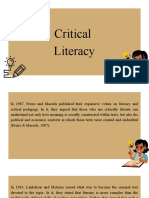 Critical Literacy Skills and Practices