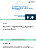 Panduan Praktek Mandiri Penatalaksanaan Spesimen Untuk Deteksi RRT-PCR COVID-19 PDF