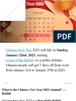 Chinese New Year 2023 is the Year of the Rabbit