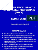 Penerapan Model Praktik Keperawatan Profesional (MPKP) Rumah Sakit