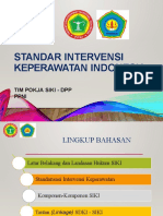Standar Intervensi Keperawatan Indonesia: Tim Pokja Siki - DPP Ppni