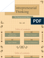 Week 3 Report Entrepreneurial Thinking