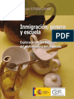 Inmigración, Discurso y Escuela - Exploración de Los Discursos Del Profesorado y Alumnado PDF