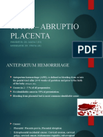 Aph Ii - Abruptio Placentae