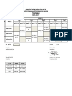 Jadwal Pemeliharaan Juli