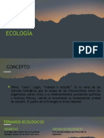 Ecología: interacciones entre organismos y medio ambiente