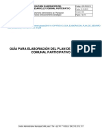 I-Dp-Pde-013 Gua Elaboracion Plan de Desarrollo Comunal Participativo V3
