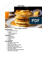 Procedure Text Pancake