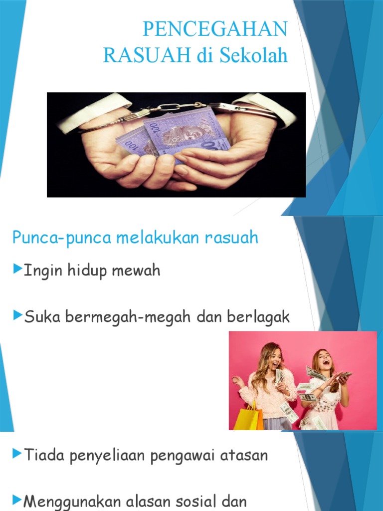 PENCEGAHAN RASUAH Di Sekolah | PDF