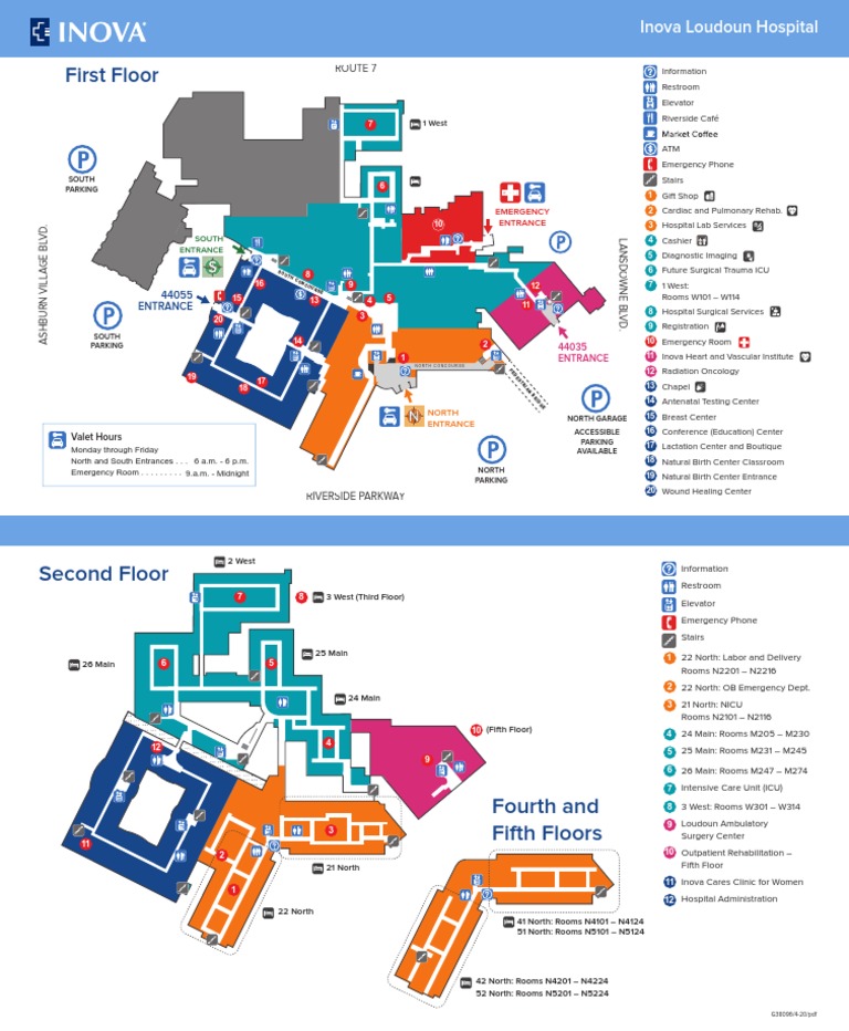 Inova Loudoun Hospital Map and Services | PDF | Health Care | Medicine