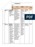 4° Grado - Actividad Del 20 de Marzo