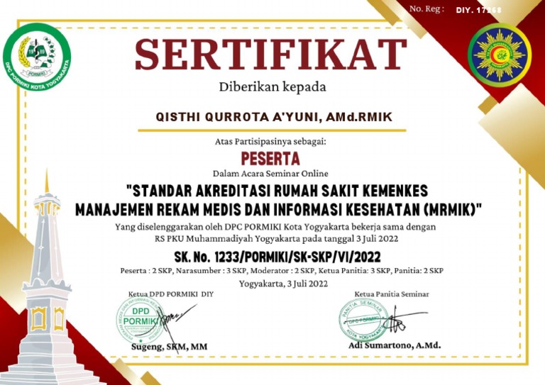 8 QISTHI QURROTA AYUNI AMd - RMIK | PDF