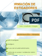 FORMACION DE INVESTIGADORES (Explicación Del Trabajo Final) PDF