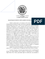 Arresto Domiciliario Igual A Privativa de Libertad Sentencia 119 Del 16 de Abril 2021 Sala Constitucional