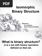 Isomorphic Binary Structure