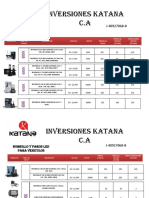 Inversiones Katana Luces Actualizado Enero Detal Mayor Gran Mayor