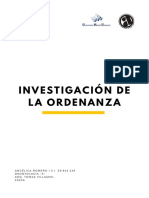 Investigación de la ordenanza urbana