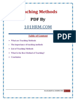 Teaching Methods PDF