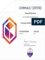 Commvault Certified Professional