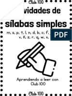 CUADERNO PARA TRABAJAR SILABAS SIMPLES 250 PAGINAS - Parte1