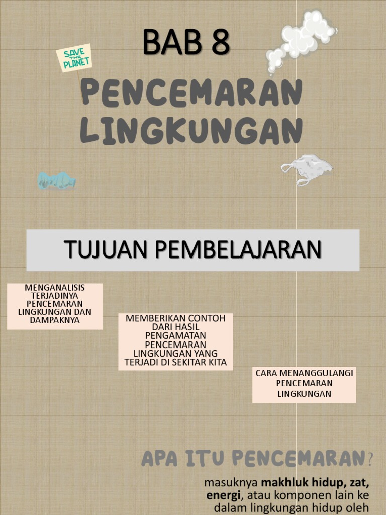 Bab+8 Pencemaran+lingkungan | PDF