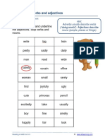 Grade 2 Identify Adverbs Adjectives B