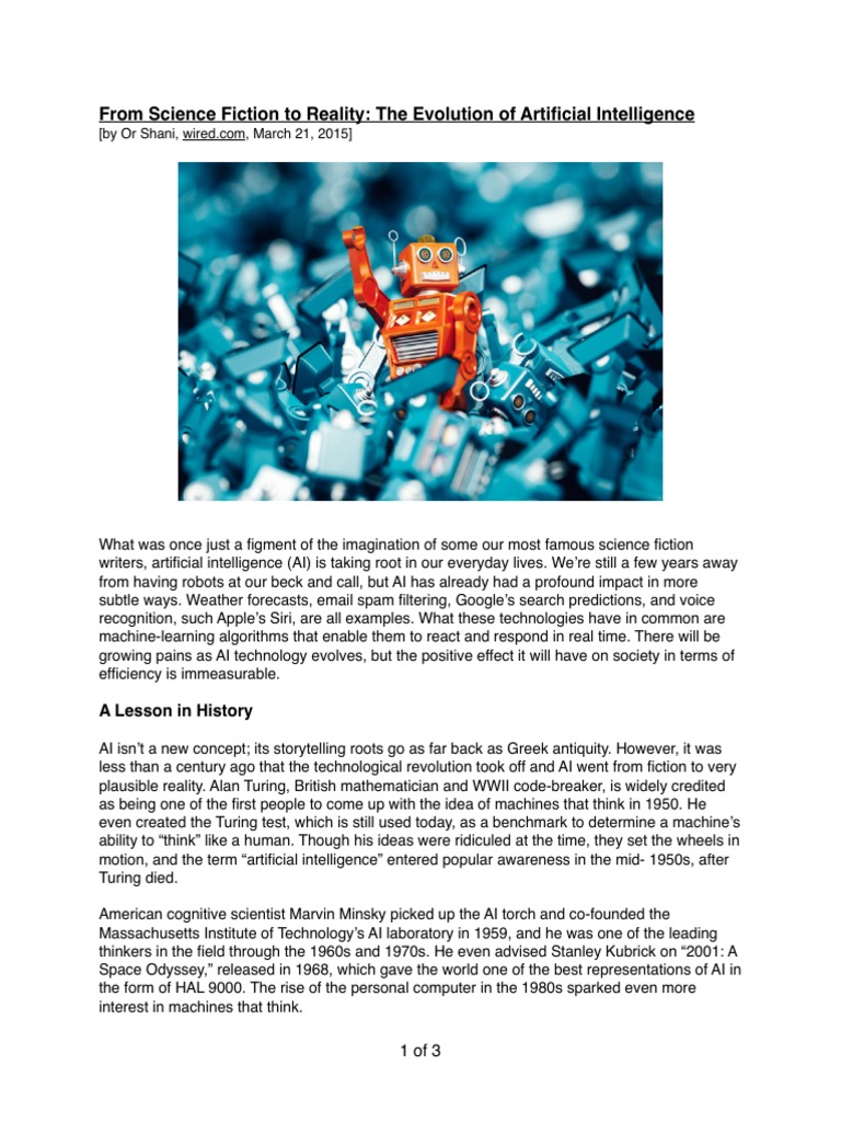 THE EVOLUTION OF ARTIFICIAL INTELLIGENCE AND ITS APPLICATIONS PDF intelligence overview