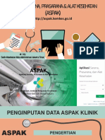 Penginputan Aspak Klinik - 2022 PDF