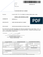 CÉDULA de NOTIFICACIÓN (Recibida El 31 AGO 2021) 025298-2021-NF. OCR. Solo Figura Los Votos en Contra Nuestra. 4 Págs