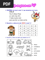Actividades de la Vocal E | PDF