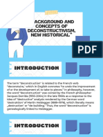 "Background and Concepts of Deconstructivism, New Historical" PDF