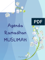 Agenda Ramadhan MUSLIMAH - Printable