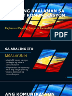 Lesson 1 Batayang Kaalaman Sa Wika at Komunikasyon PDF