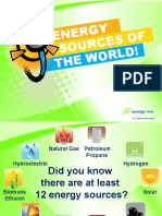 Energy Sources of The World