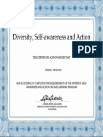 Diversity Self-Awareness and Action 202143
