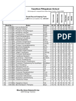 Gradesheet - Revision