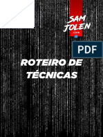 ROTEIRO DE TECNICAS