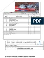 Air Compressor Check List - TPLIPMSSAFETYACCL 052 Rev 00 Dt.22.10.2019
