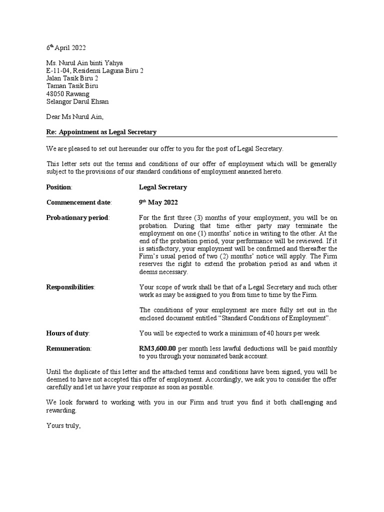 Sample LO | PDF