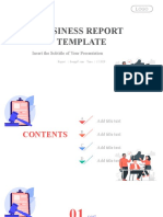 Business Report Template: Insert The Subtitle of Your Presentation