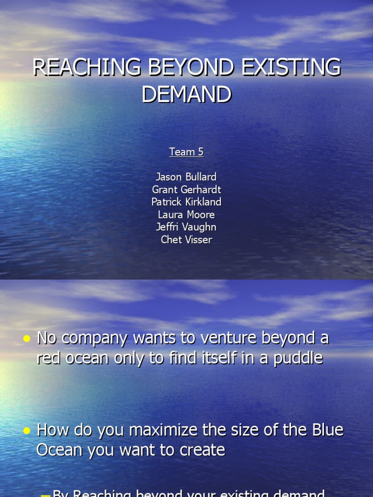 Ch5 - Rraching Beyond Existing Demand | PDF | Restaurants | Lunch