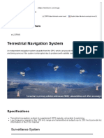 Terrestrial Navigation System - Dong Kang M-Tech