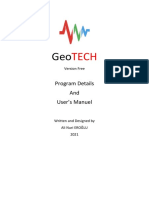 GeoTECH Free User Manuel