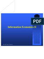 Information Economics II Information Economics II